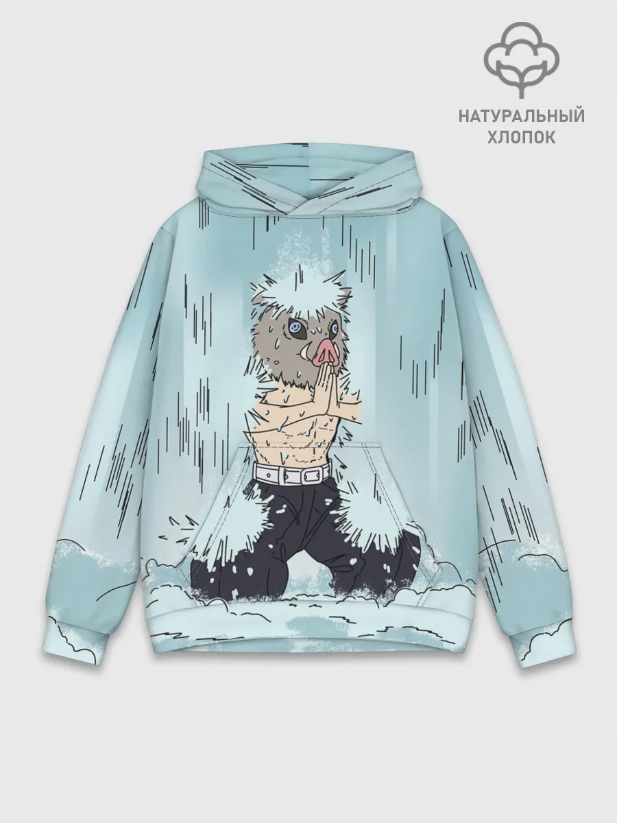 Худи мужской база хлопок / МЕДИТАЦИЯ ИНОСКЕ