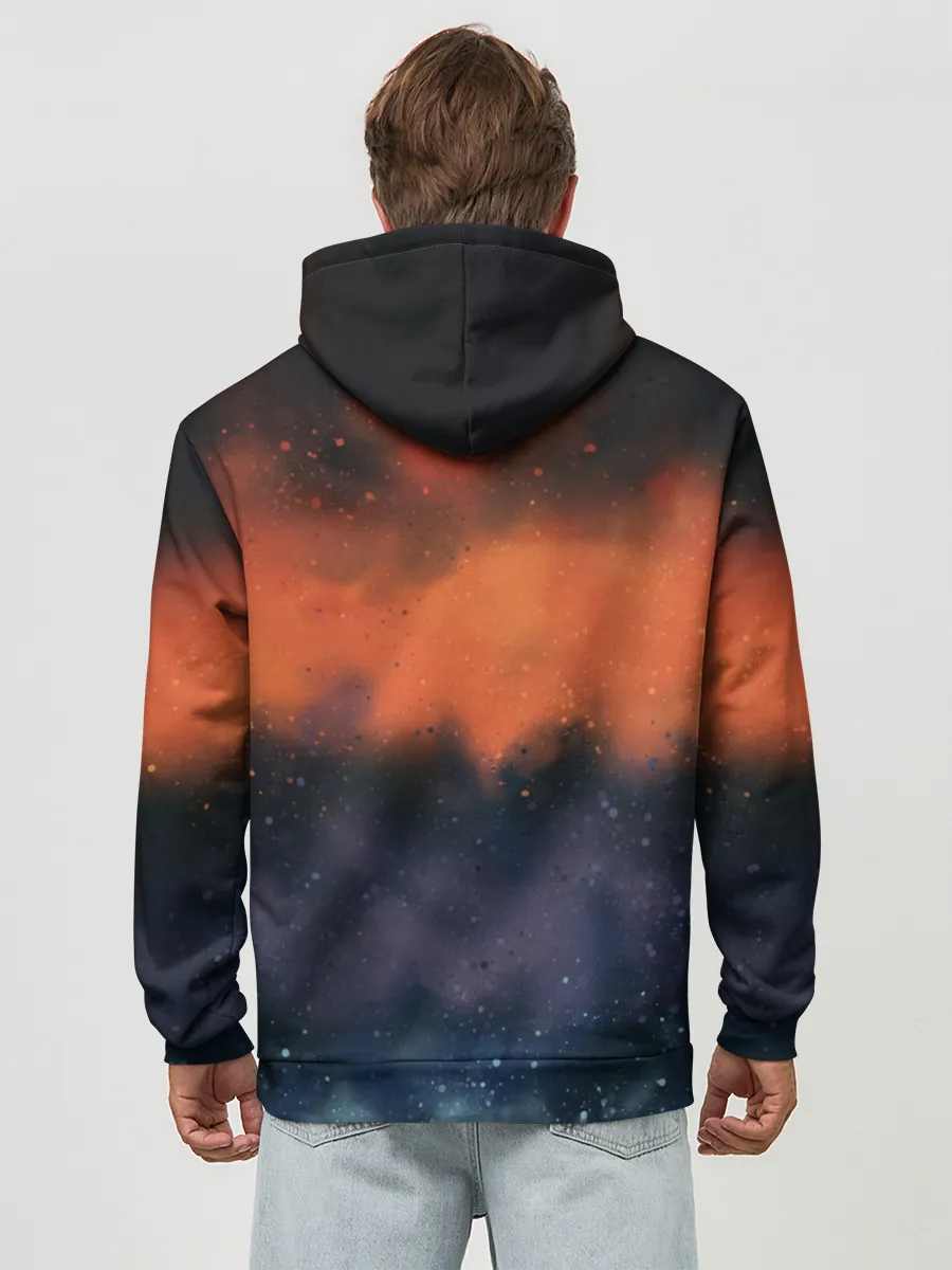 Худи мужской база хлопок / Darkseid VS Justice League