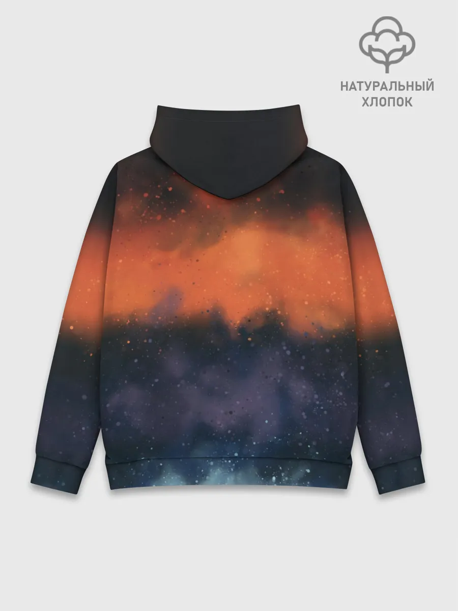 Худи мужской база хлопок / Darkseid VS Justice League