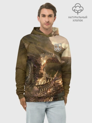 Худи мужской база хлопок / Steppenwolf | Степной Волк