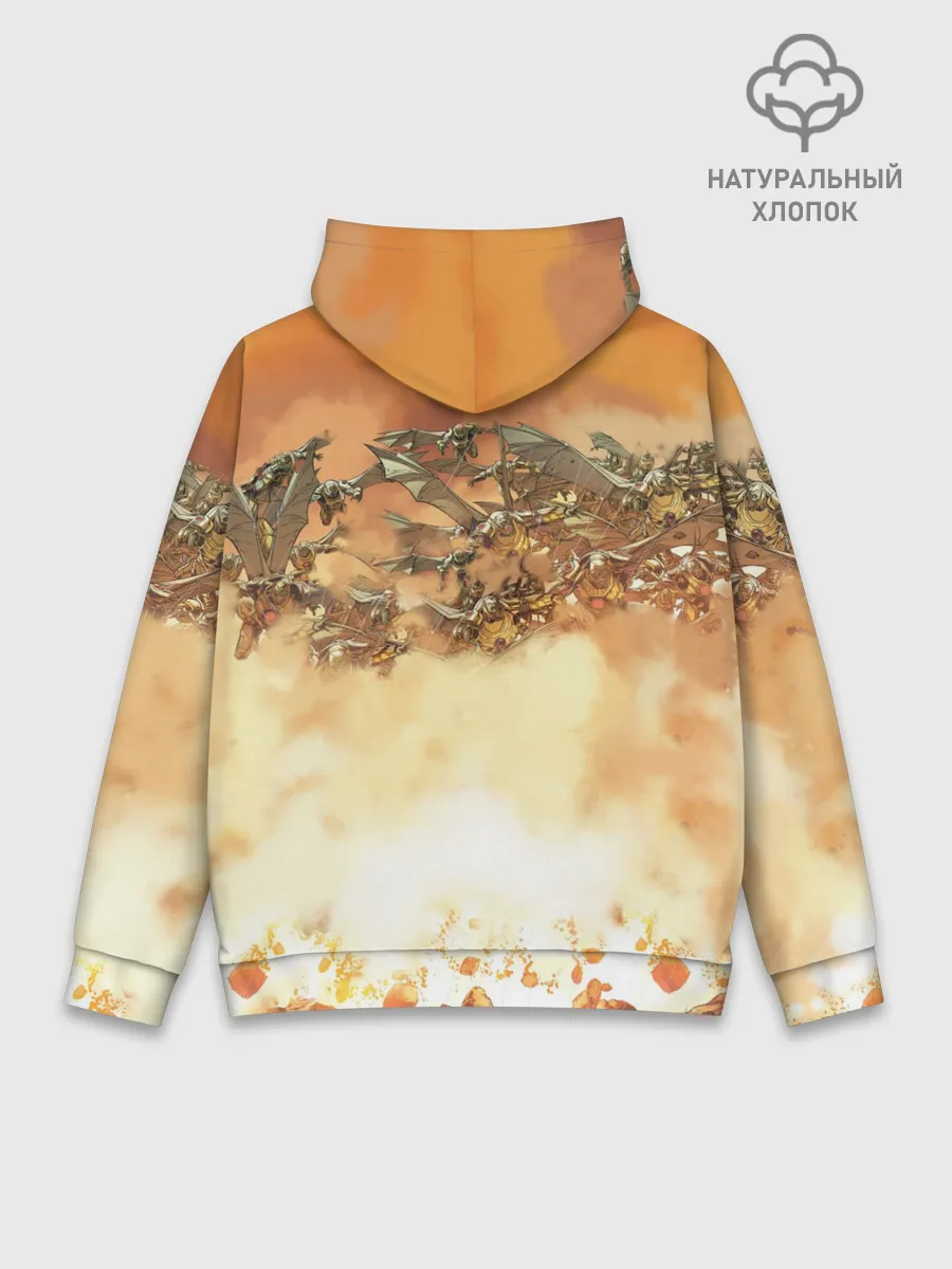 Худи мужской база хлопок / Дарксайд и парадемоны