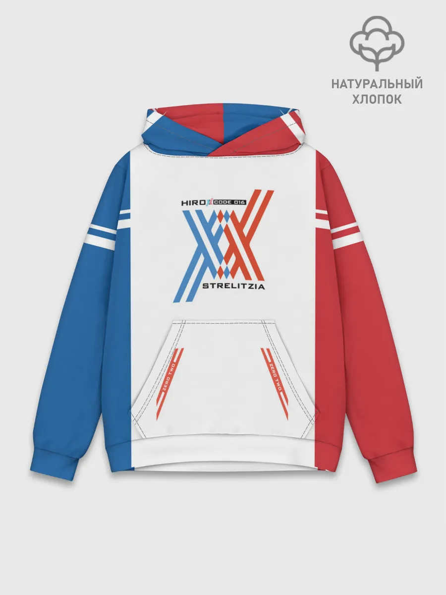 Худи мужской база хлопок / Darling in the Franxx