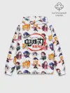 Худи мужской база хлопок / Персонажи Kimetsu no Yaiba