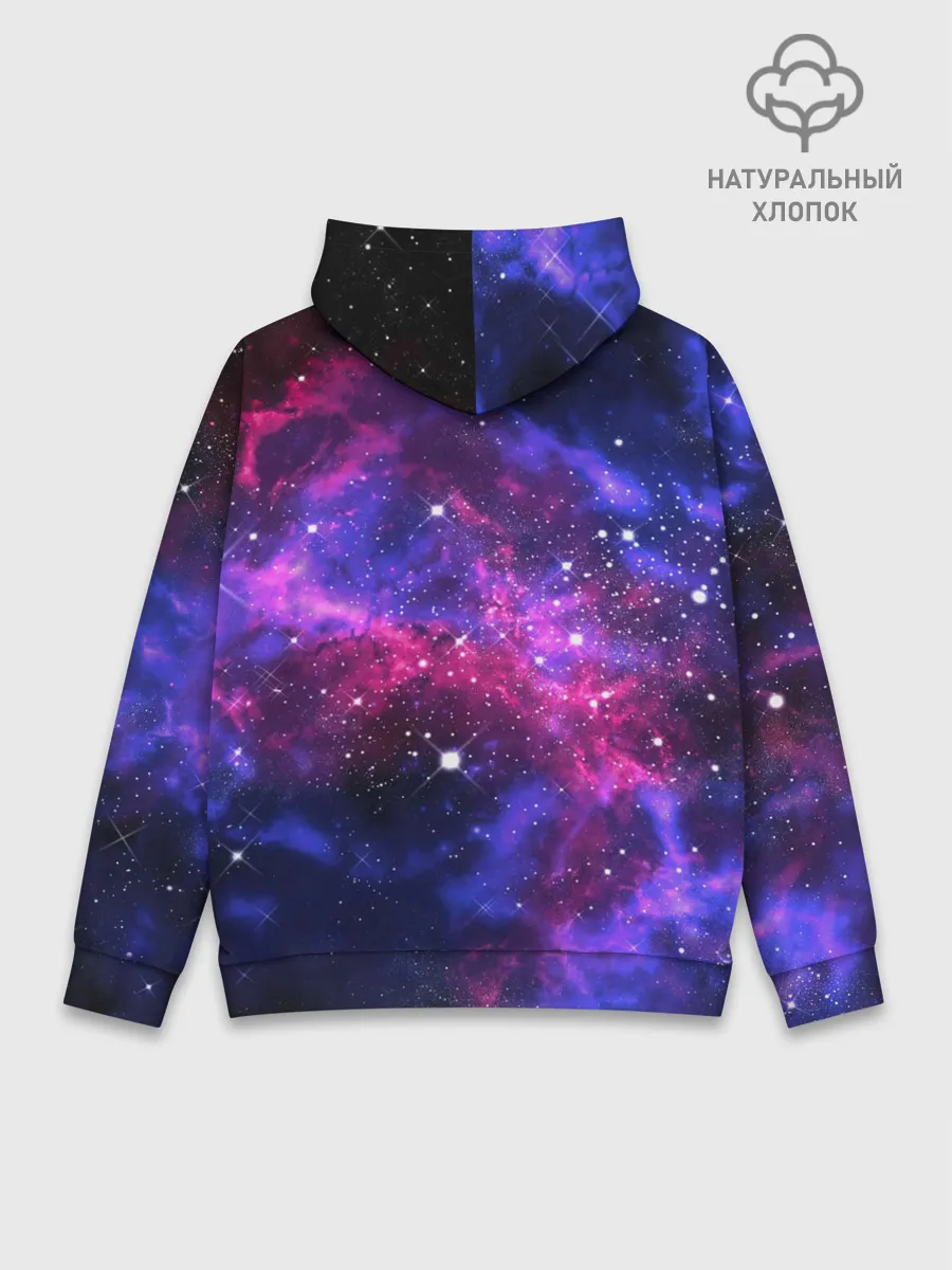 Худи мужской база хлопок / Space Panda