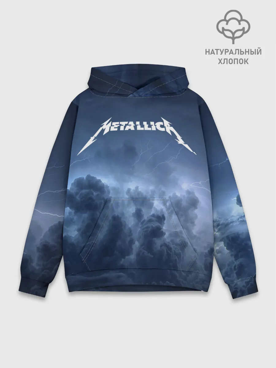 Худи мужской база хлопок / METALLICA | МЕТАЛЛИКА