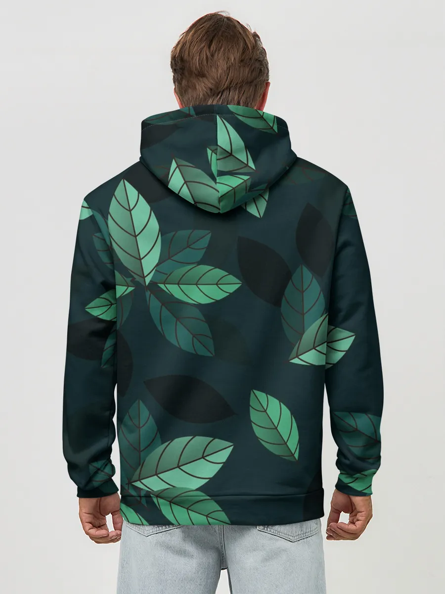 Худи мужской база хлопок / листва