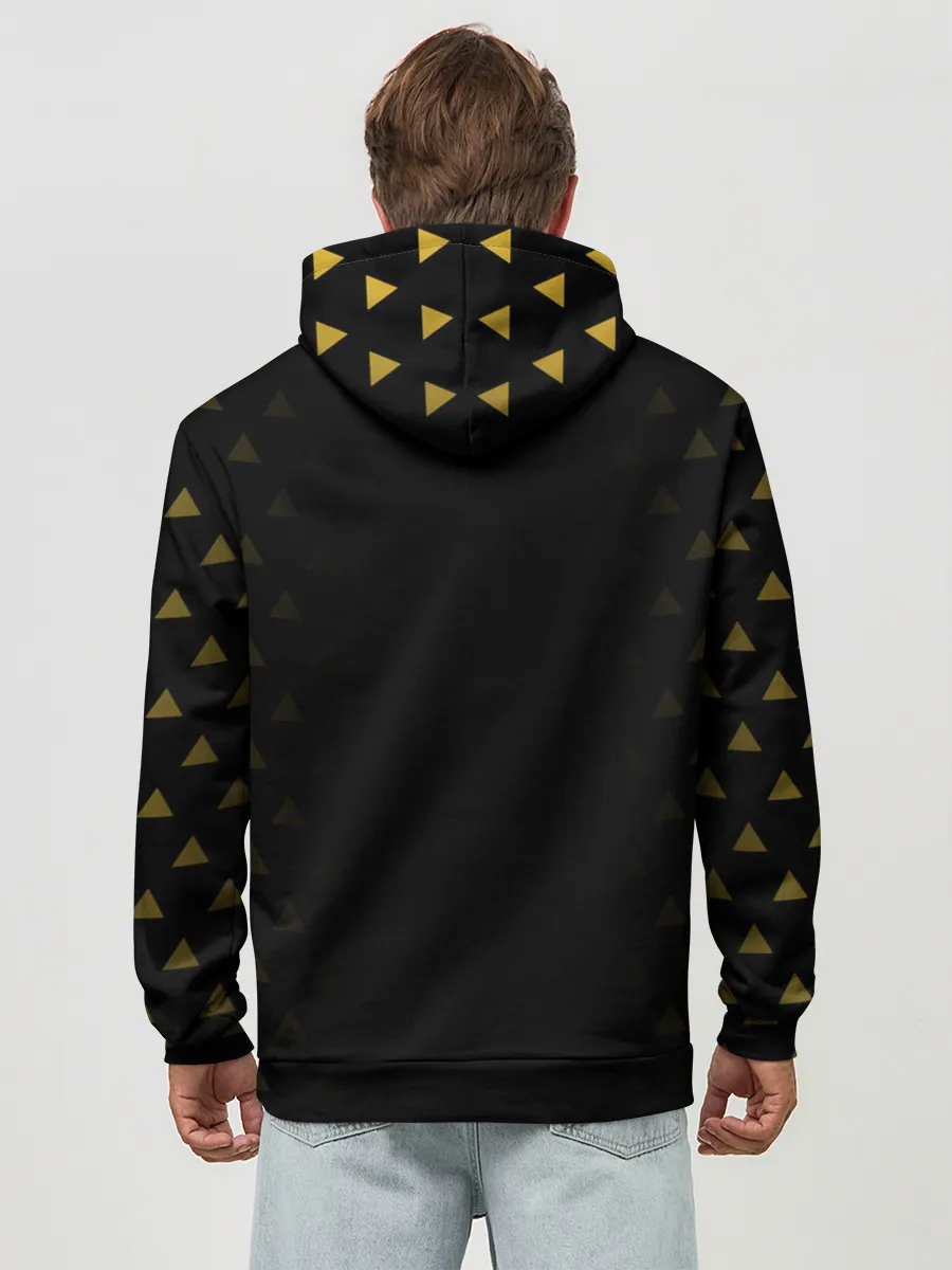 Худи мужской база хлопок / ZENITSU Kimetsu no Yaiba