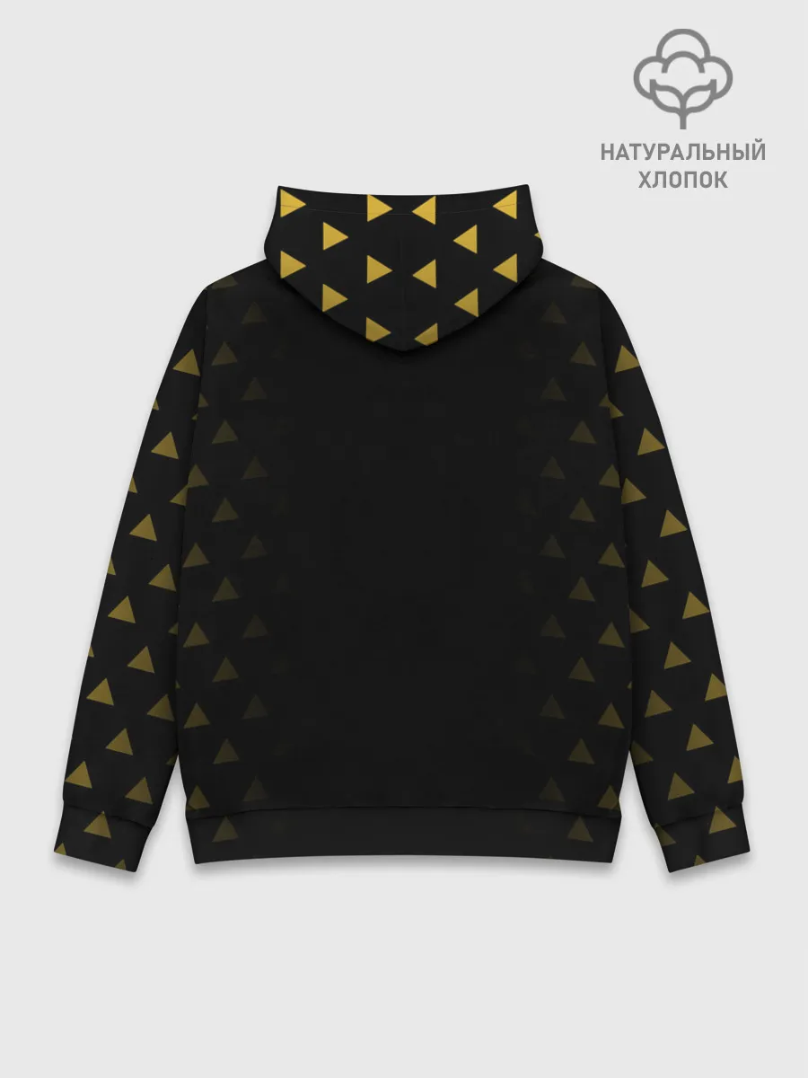 Худи мужской база хлопок / ZENITSU Kimetsu no Yaiba