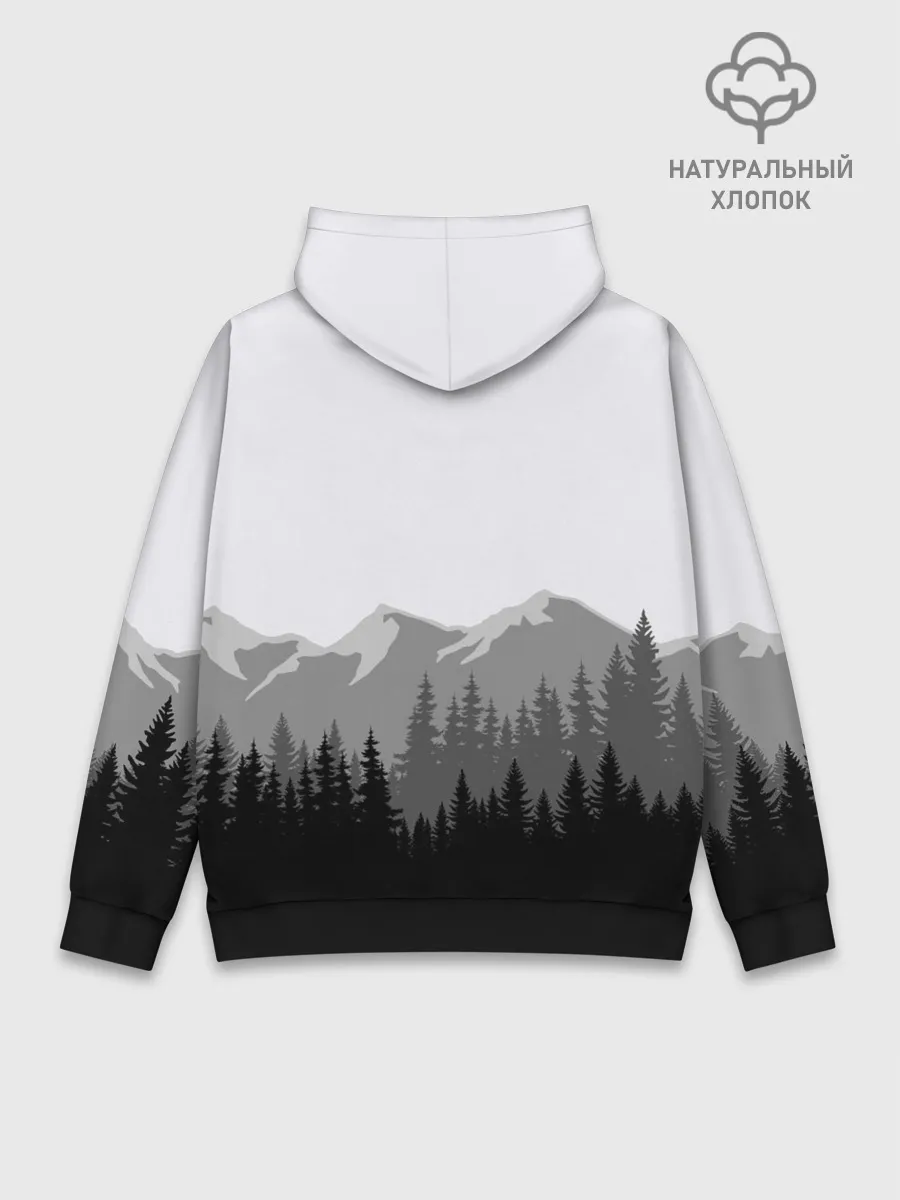 Худи мужской база хлопок / SIREN HEAD | DARK FOREST