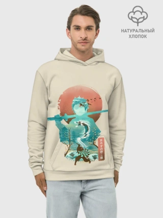 Худи мужской база хлопок / Demon Slayer. Tanjiro