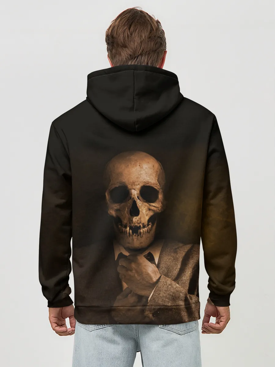 Худи мужской база хлопок / Мистер Скелет