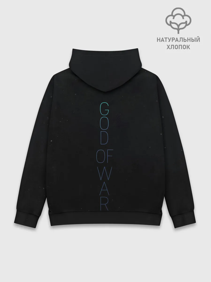 Худи мужской база хлопок / God of war | Ragnarok