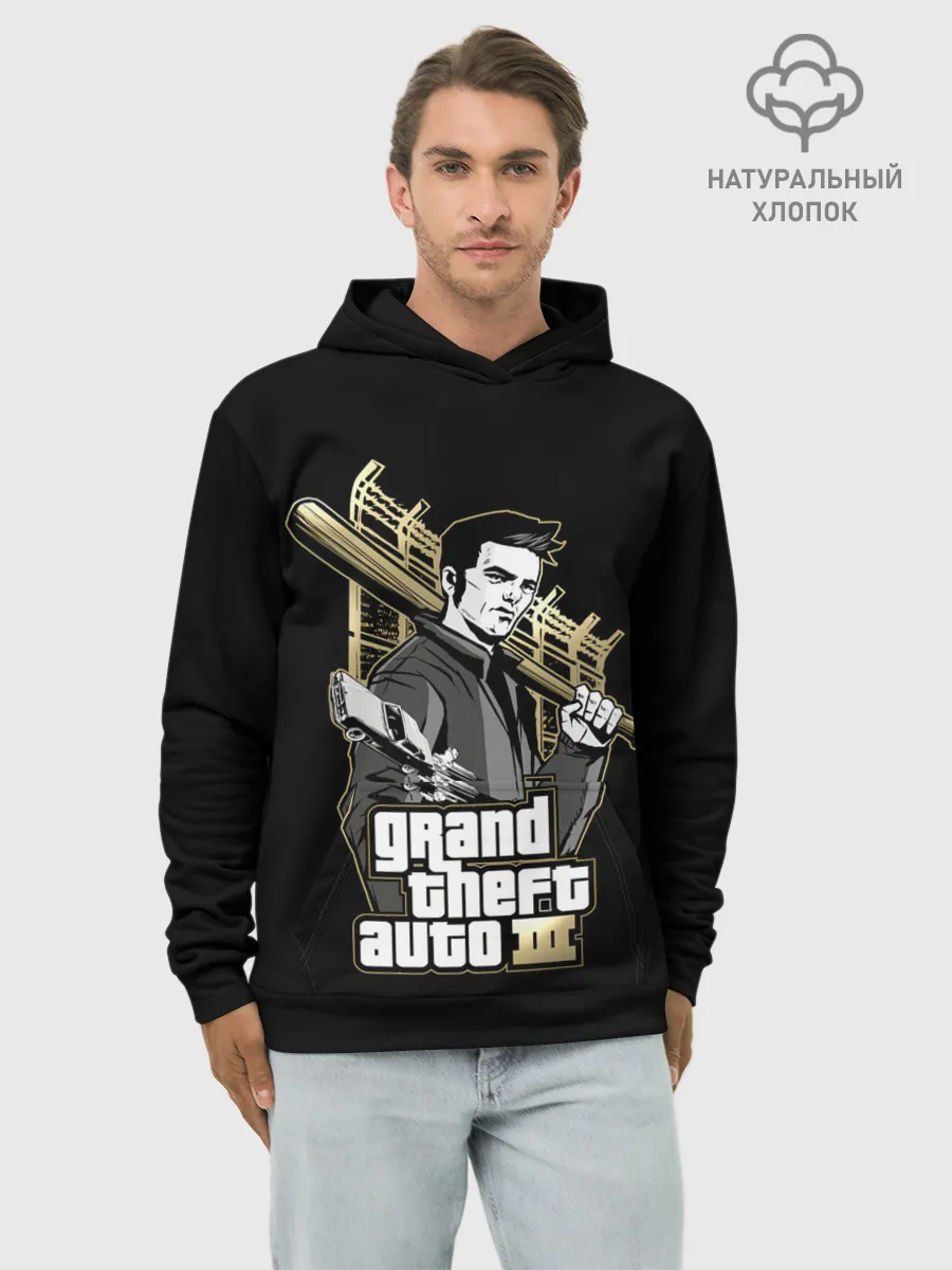 Худи мужской база хлопок / Клод | GTA 3