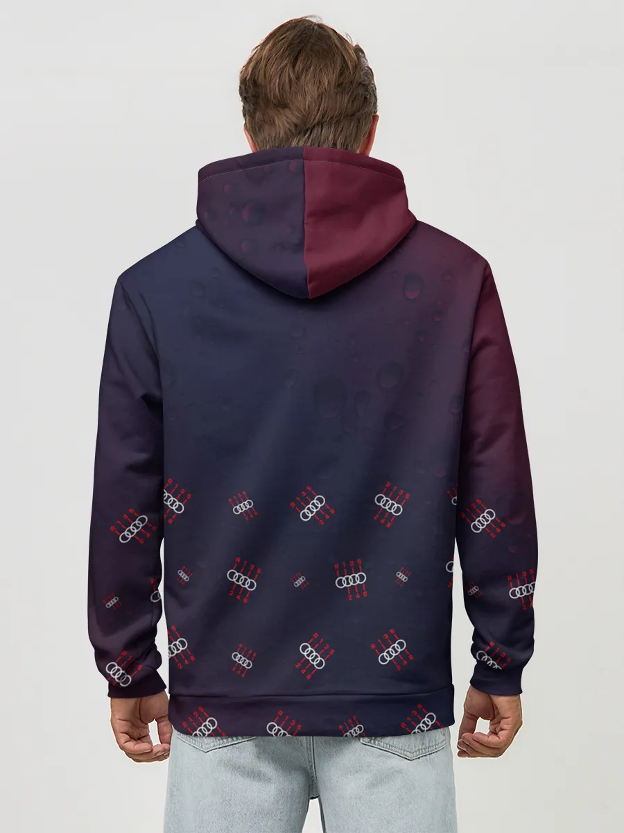 Худи мужской база хлопок / Audi - Raindrops