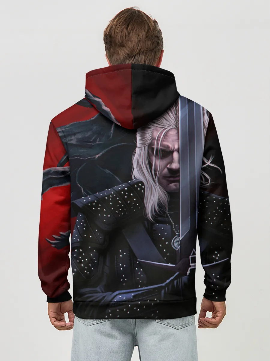 Худи мужской база хлопок / Ведьмак Геральт