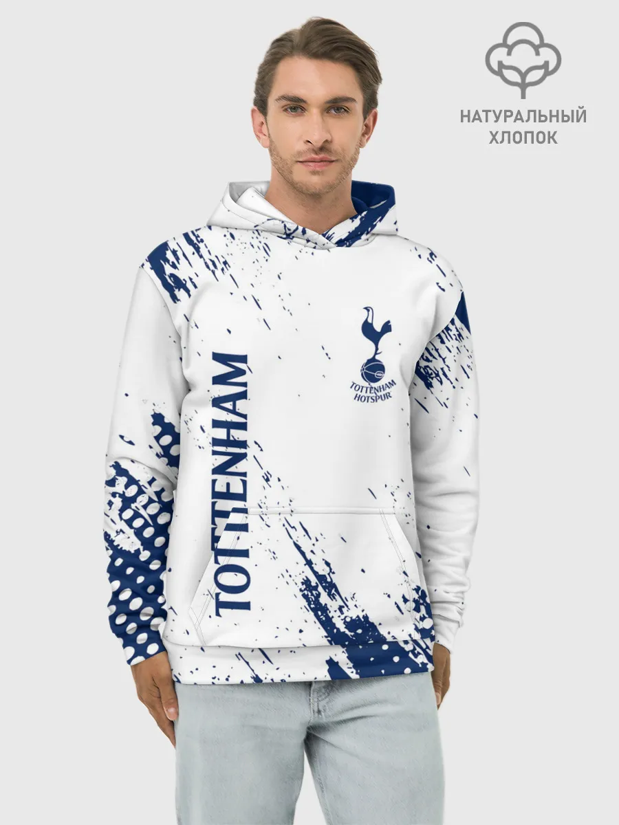 Худи мужской база хлопок / TOTTENHAM HOTSPUR.