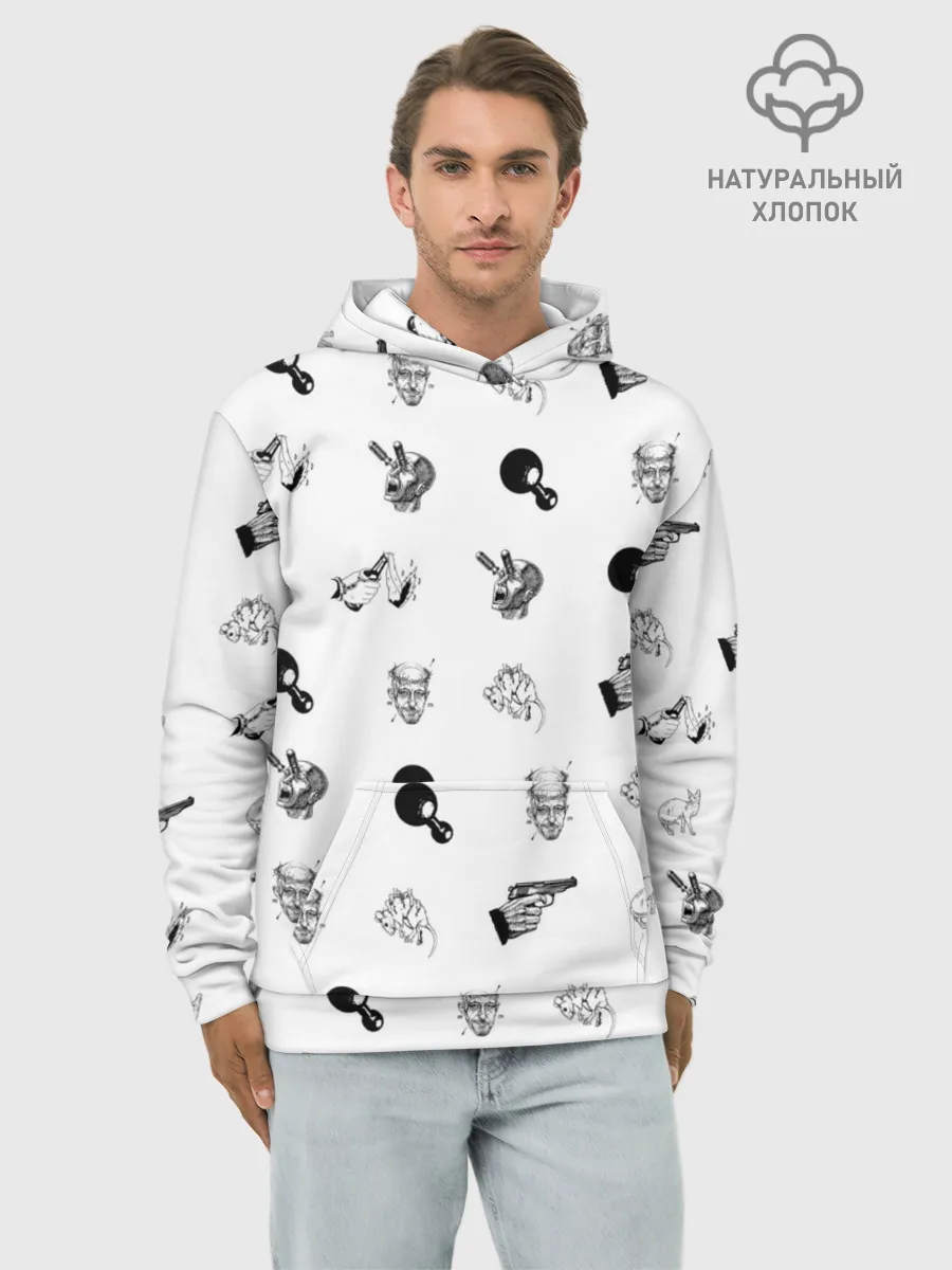 Худи мужской база хлопок / Кровосток | Паттерн