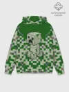 Худи мужской база хлопок / Minecraft Крипер