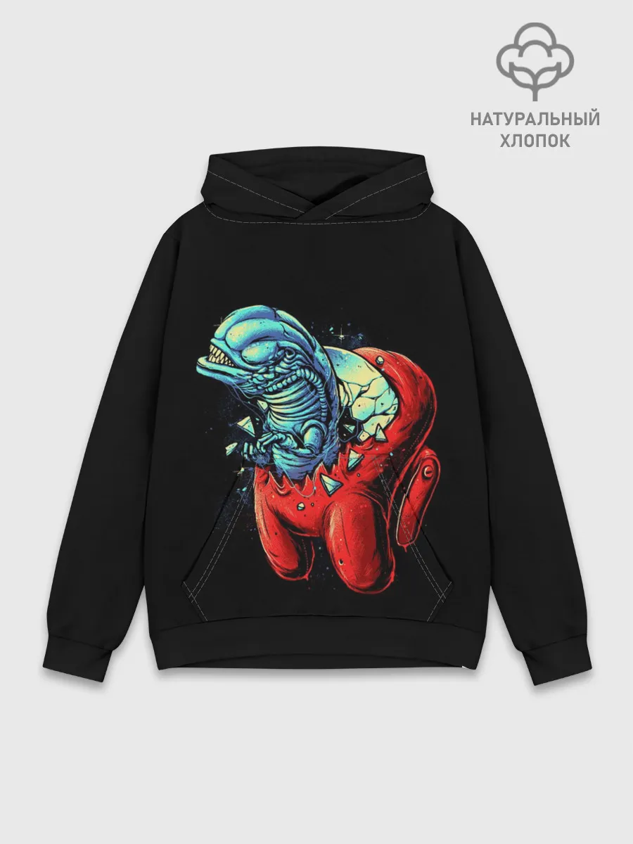 Худи мужской база хлопок / Among Us | Aliens