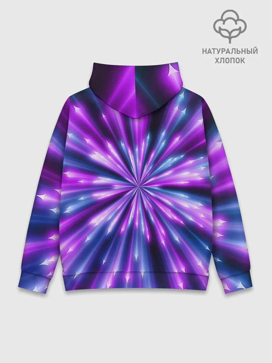 Худи мужской база хлопок / Неоновые стрелы