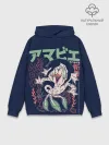 Худи мужской база хлопок / Аниме Демон Амабиэ Ёкай