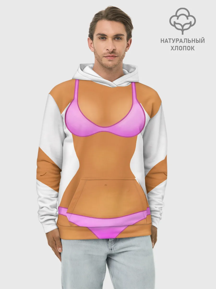 Худи мужской база хлопок / Tanned body