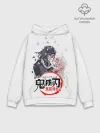 Худи мужской база хлопок / Обанай Игуро Kimetsu no Yaiba