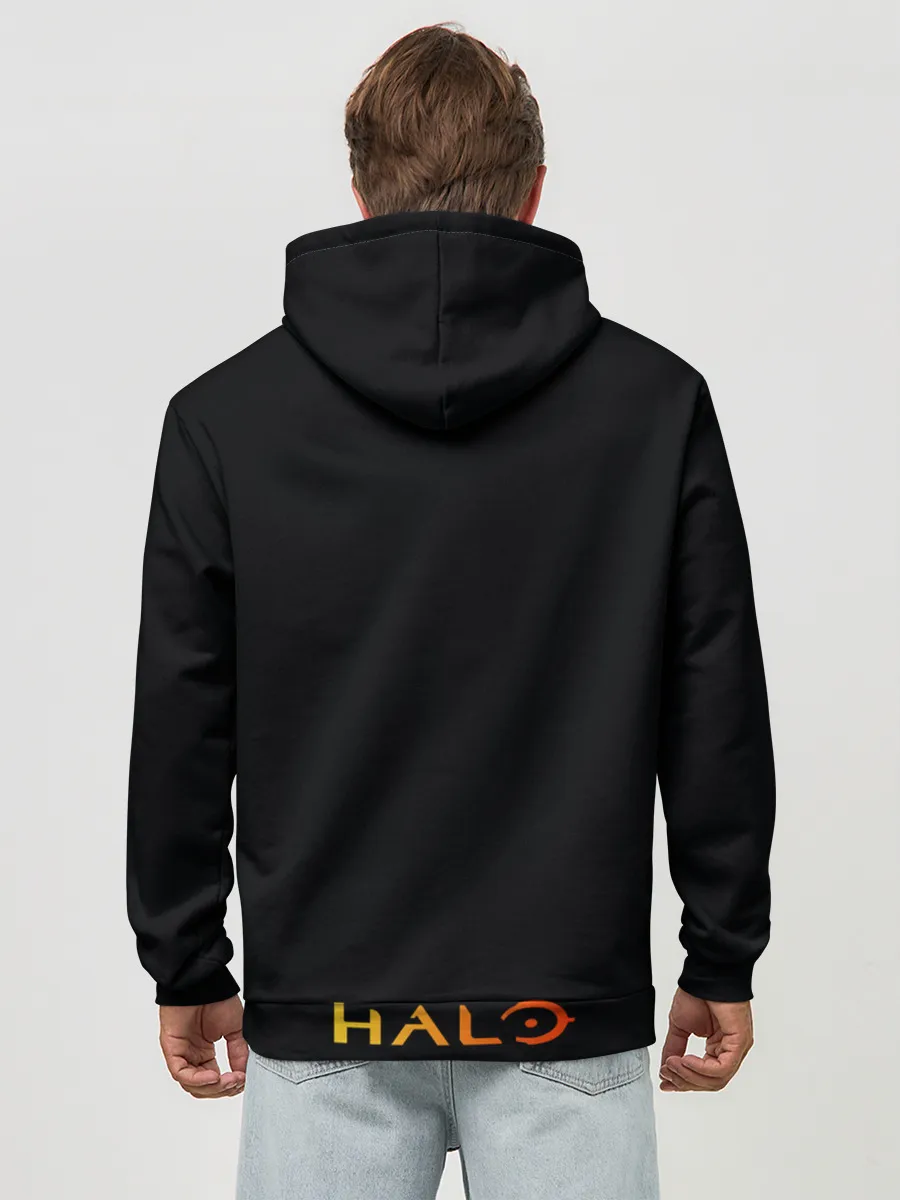 Худи мужской база хлопок / Halo x Battlefield