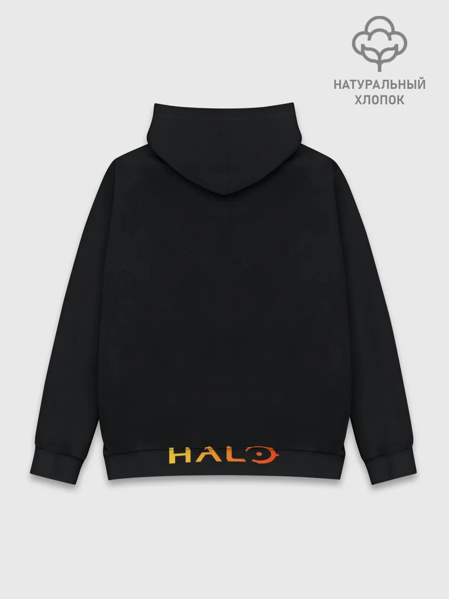Худи мужской база хлопок / Halo x Battlefield