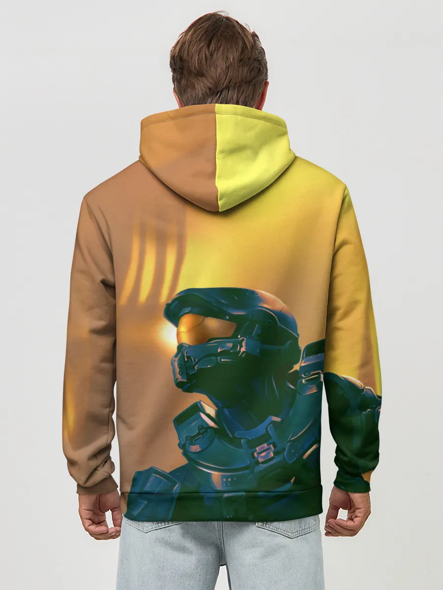 Худи мужской база хлопок / Мастер Чиф | Halo