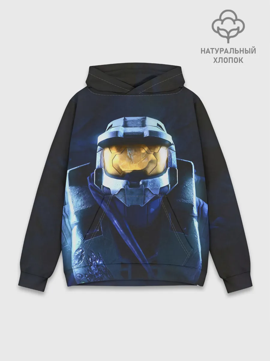 Худи мужской база хлопок / Последний Спартанец