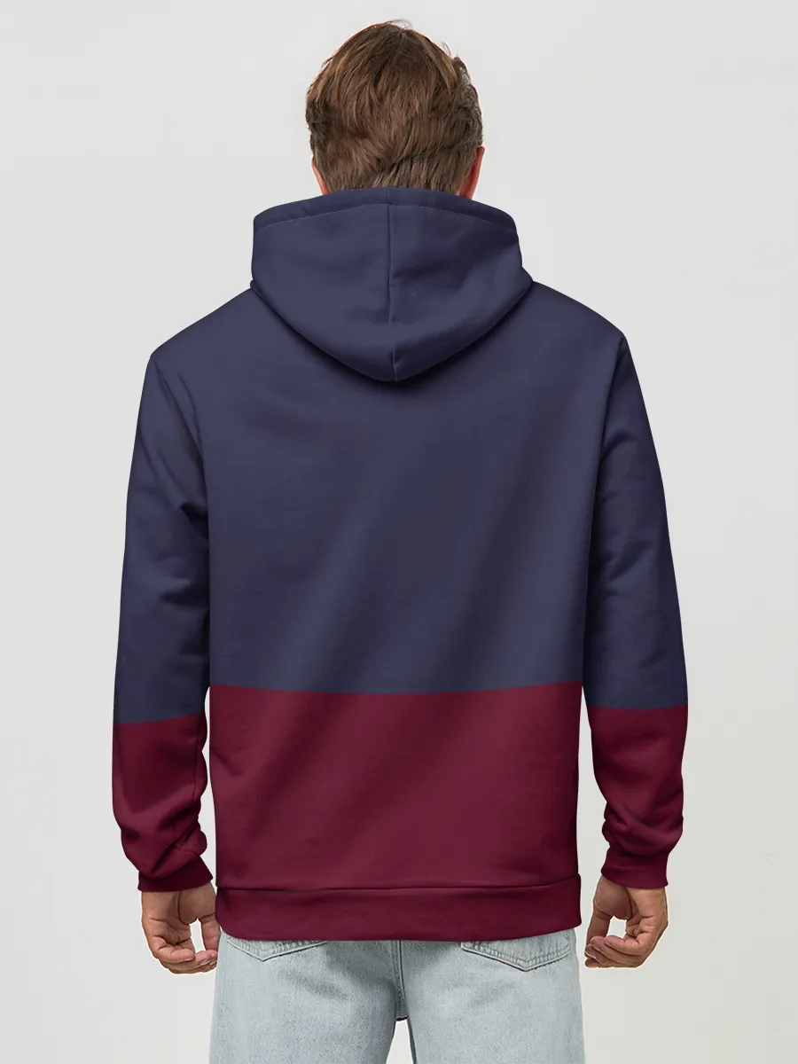 Худи мужской база хлопок / FC Barcelona | Flag and team Logo