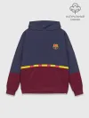Худи мужской база хлопок / FC Barcelona | Flag and team Logo