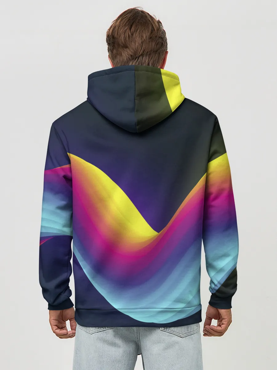 Худи мужской база хлопок / Neon wire