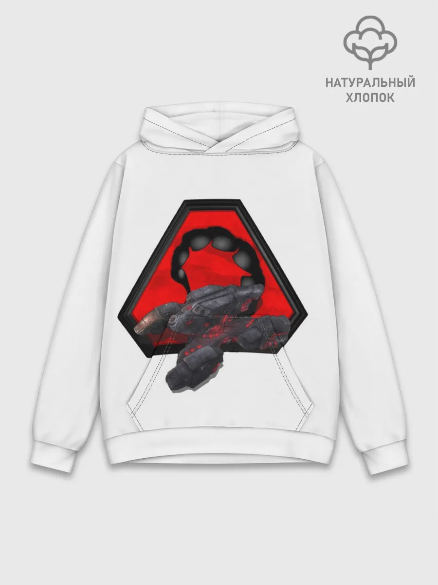 Худи мужской база хлопок / Command&Conquer