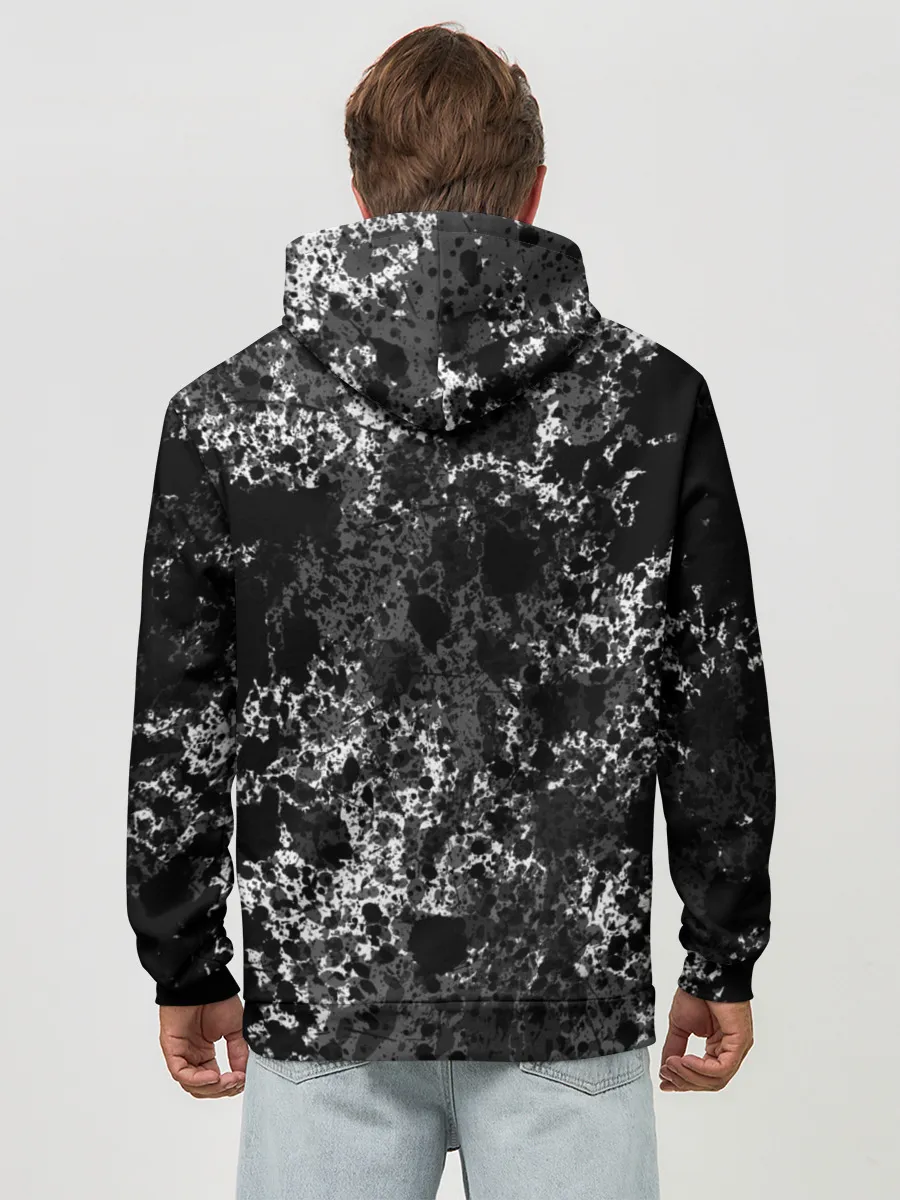 Худи мужской база хлопок / Волчья пасть