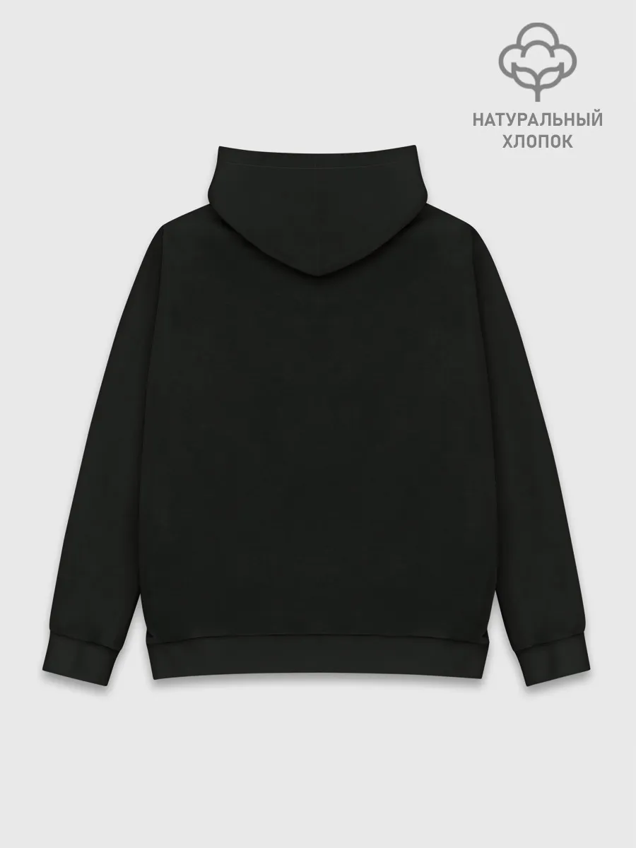 Худи мужской база хлопок / Доги Космонавт