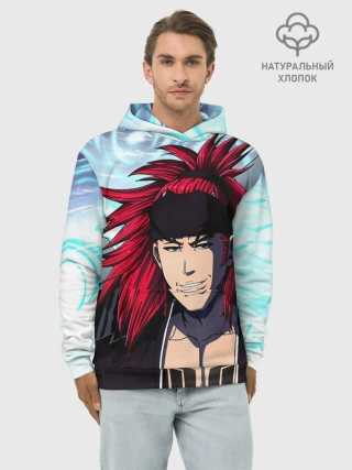 Худи мужской база хлопок / Рэндзи Абараи Блич