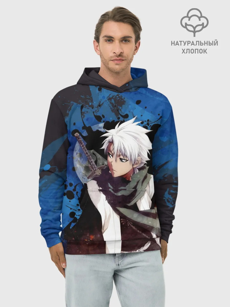 Худи мужской база хлопок / Тосиро Хицугая. Блич