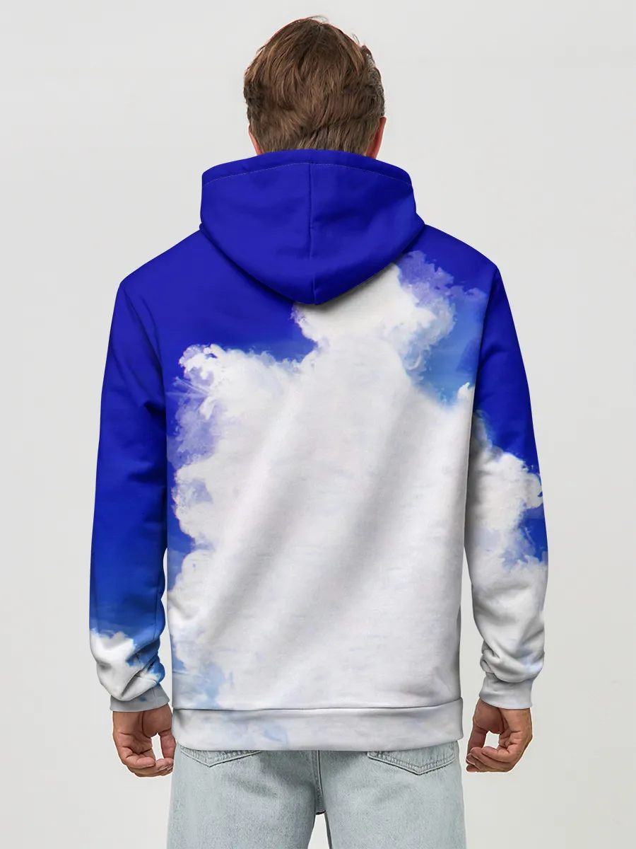 Худи мужской база хлопок / Магическая битва | Подсолнухи