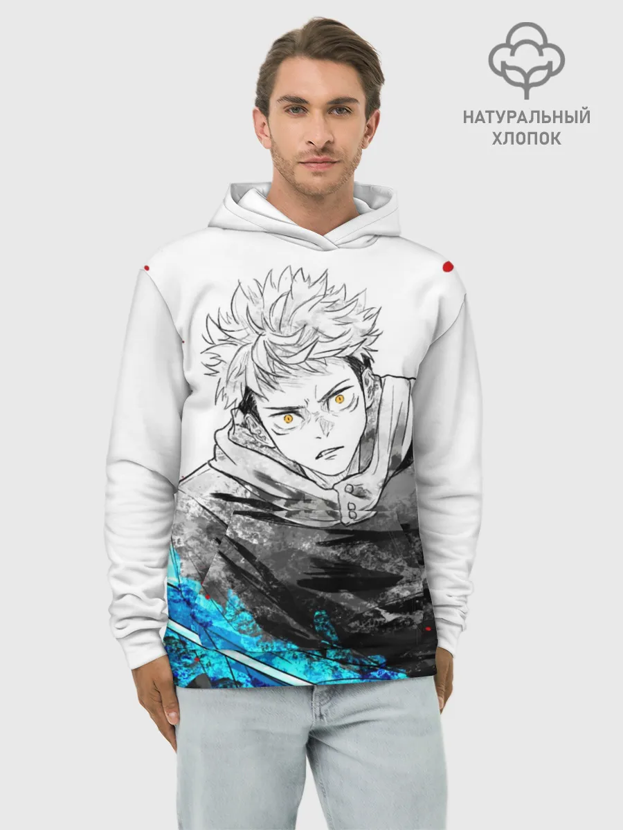Худи мужской база хлопок / Магическая битва | Jujutsu kai