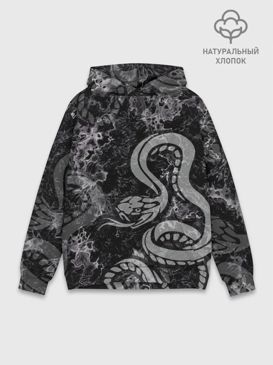 Худи мужской база хлопок / COBRA RAGE