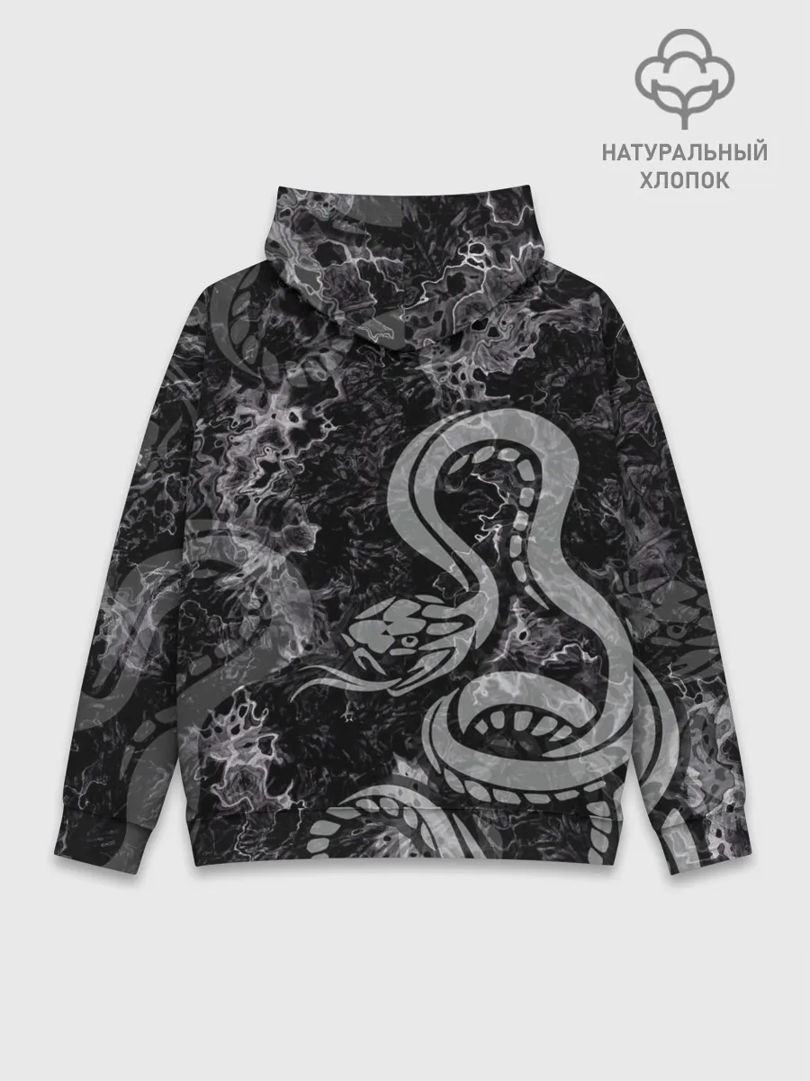 Худи мужской база хлопок / COBRA RAGE