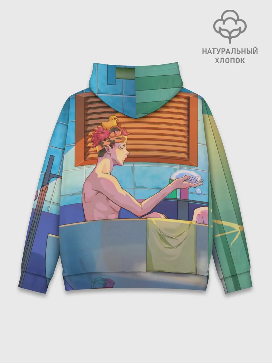 Худи мужской база хлопок / Магическая Битва