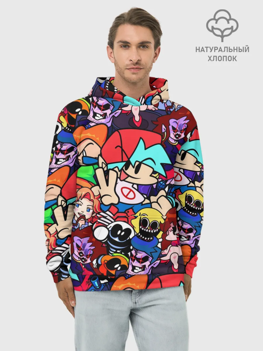 Худи мужской база хлопок / Friday Night Funkin