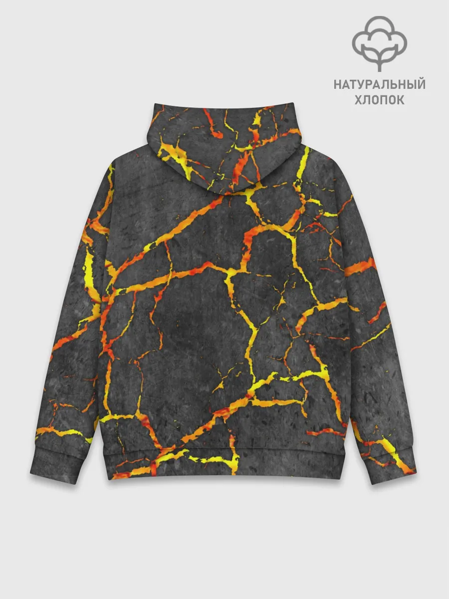 Худи мужской база хлопок / Вулканический Биткоин