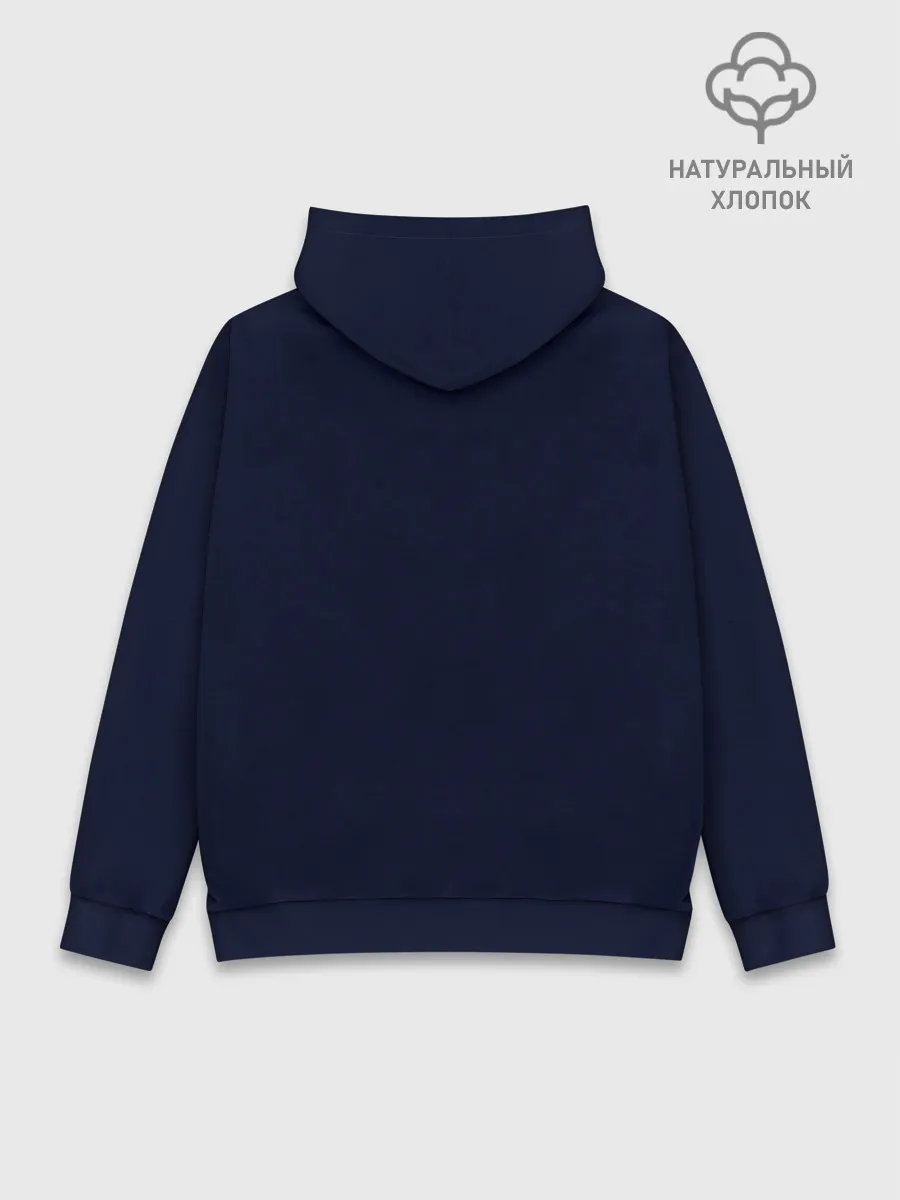 Худи мужской база хлопок / Rose Skull