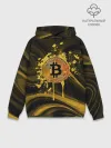 Худи мужской база хлопок / Биткоин Крипта
