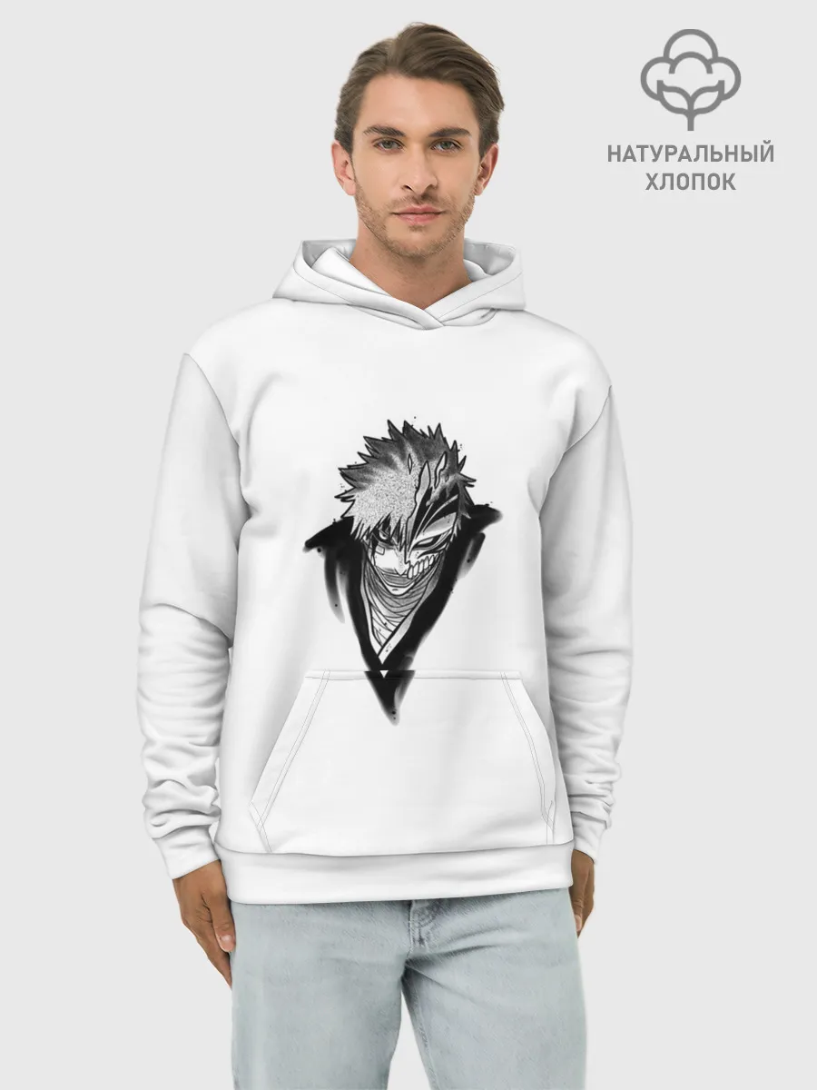 Худи мужской база хлопок / Hollow Ichigo