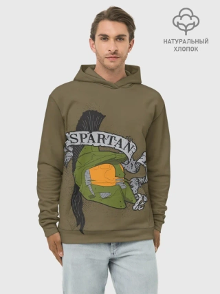 Худи мужской база хлопок / Halo Spartans